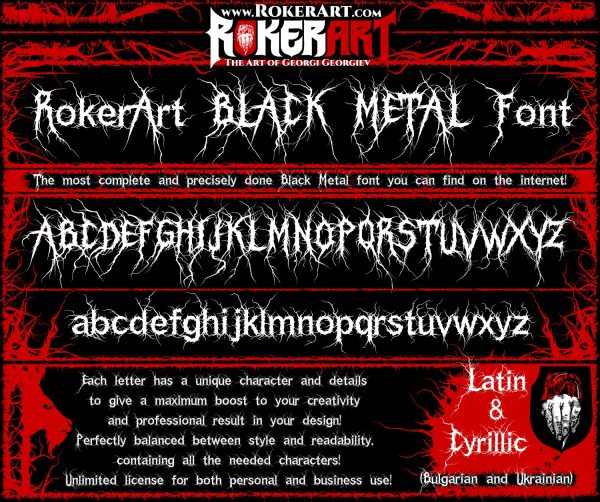 Black Metal Font Download