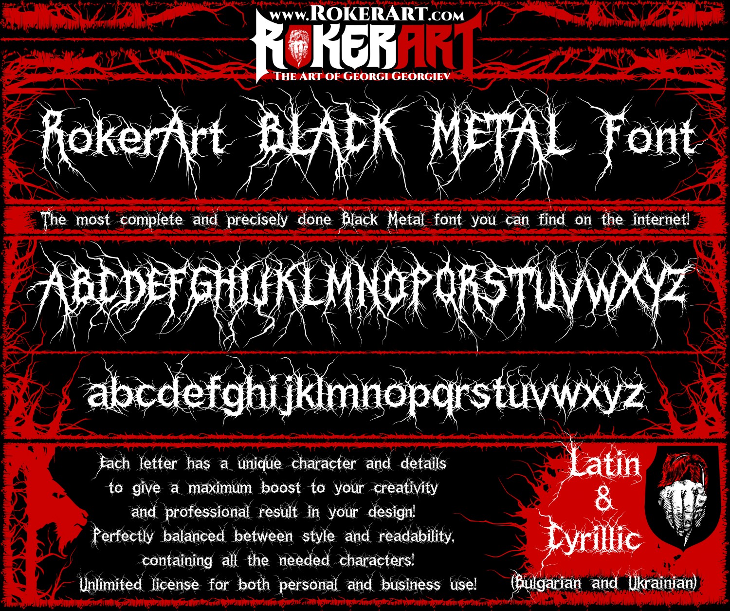 Black Metal Font Download