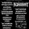 DESTROYER Font letters and characters