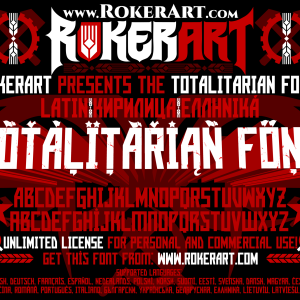 totalitarian font typeface