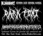 Darkthrone Logo Font Black Metal
