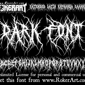 Darkthrone Logo Font Black Metal