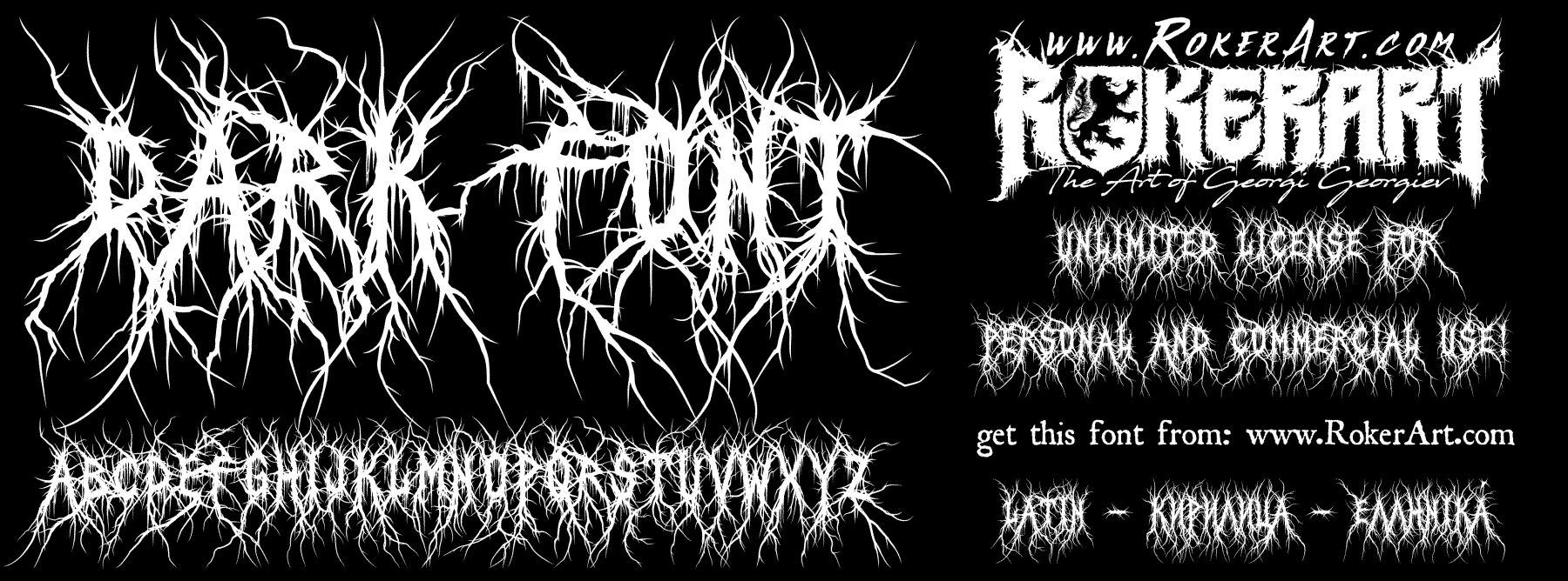 Darkthrone Logo Font Black Metal