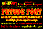 Future Font Futuristic Gothic Metal Graffiti Typeface