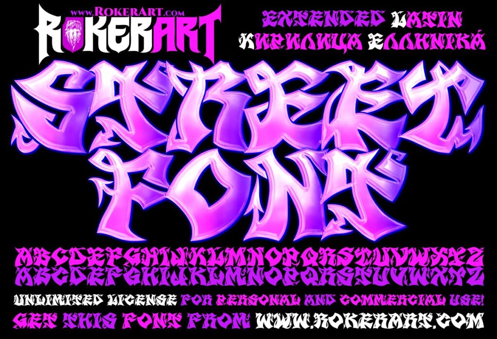 Street Font Typeface Graffiti