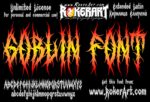 Goblin Font Black Metal Death Metal Typeface