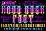 Hard Rock Font Heavy Metal Typeface