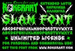 Slam Death Metal Universal Font